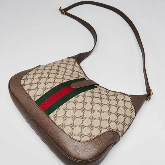 Balenciaga x Gucci Beige/Ebony Coated Canvas/Leather The Hacker Project 1961 ... - Picture 3 of 11